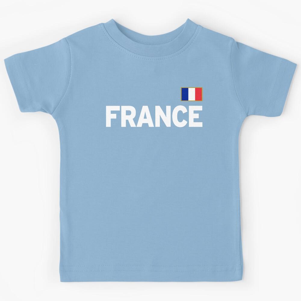 France National Team French Soccer Flag Kids T-Shirt 100