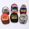 Letter Three-Dimensional Printing Sun Hat, Male And Female Couples Net Hat, Truck Hat, Versatile Breathable Baseball Cap