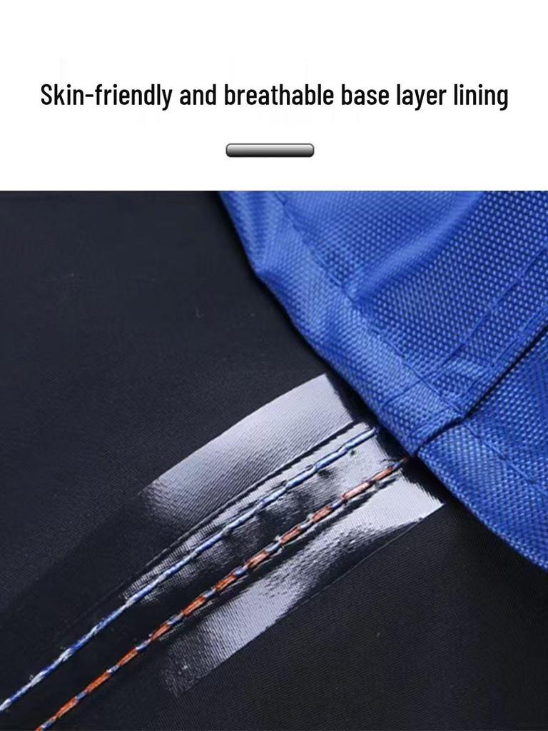 Thickened & Extended Electric Bike and Motorcycle Raincoat for Helmet Use