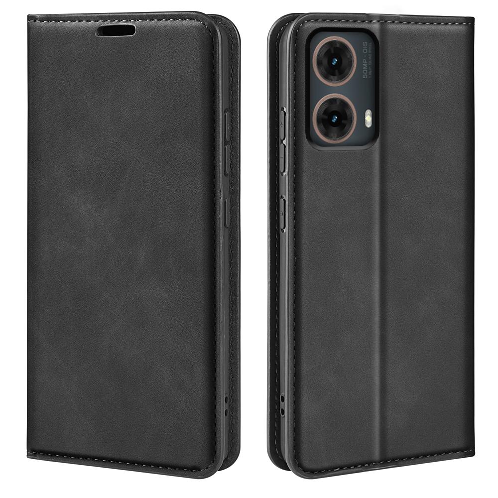 For Motorola Moto G85 5G/S50 Neo 5G Case PU Leather Wallet Folio Flip Phone Cover