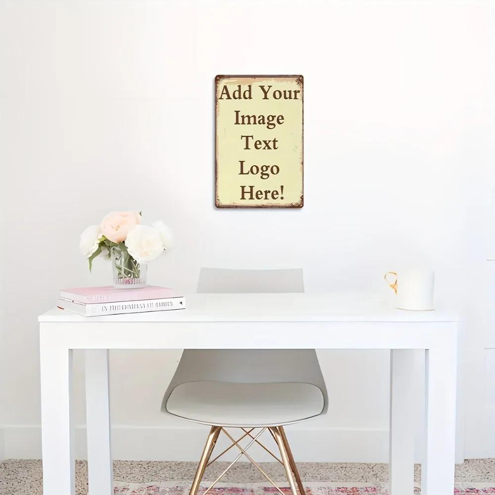 Custom 8x12 Inch Retro Iron Tin Sign Wall Decor Easy Hang