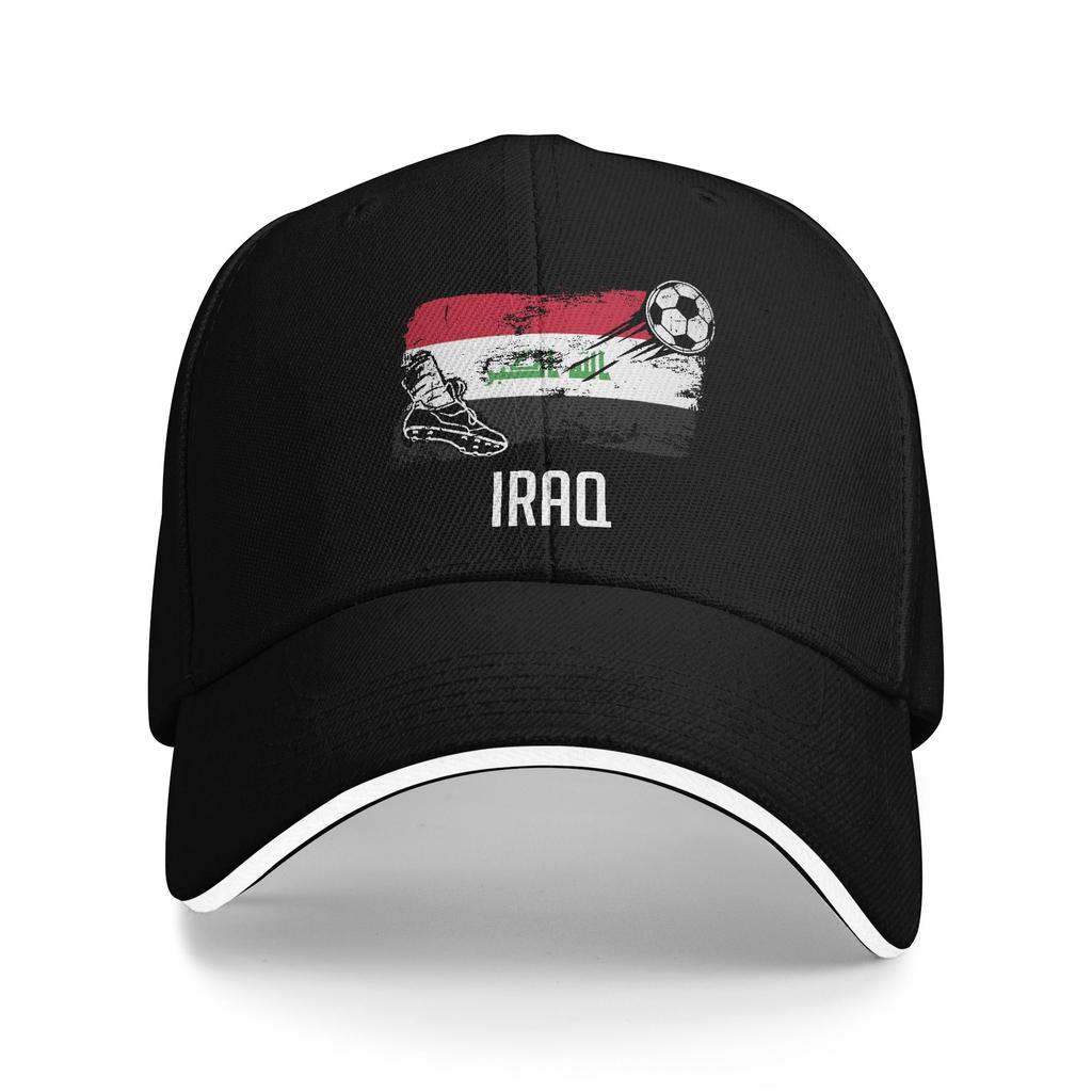 New Design Baseball Caps Iraq Flag Merch For Unisex Trucker Hats Retro Snapback Cap Gift