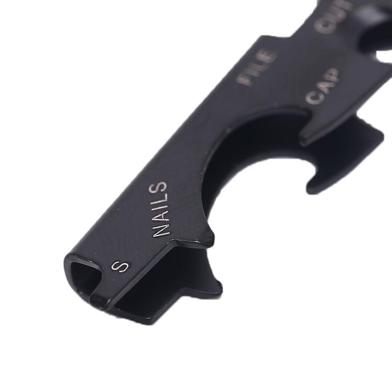 8 In 1 Multitools Edelstahl Schlüsselanhänger Outdoor Survival Werkzeug Ausrüstung Gadget