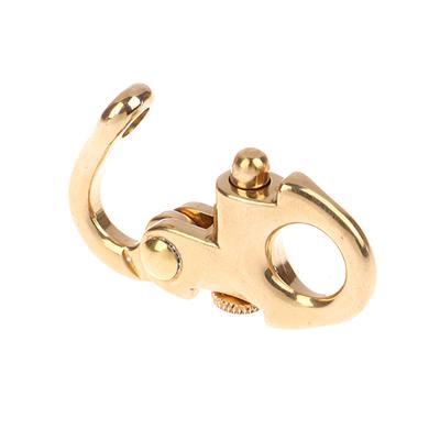Brass Buckle Keychain Ring Hook Screw Pin Joint Connecter Bag Strapaccessories