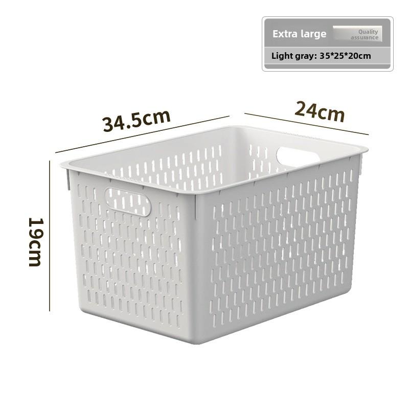 Daily Household Sundries Storage Box, Snack Toy Storage Plastic Storage Basket Desktop Book Sorting Storage Box