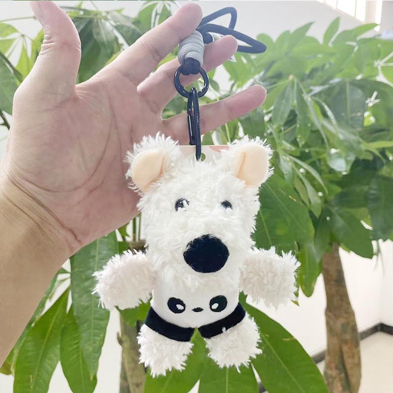 Plush Animal Charming Keychain Collection Featuring Cute Dogs Cats Frogs And Bears