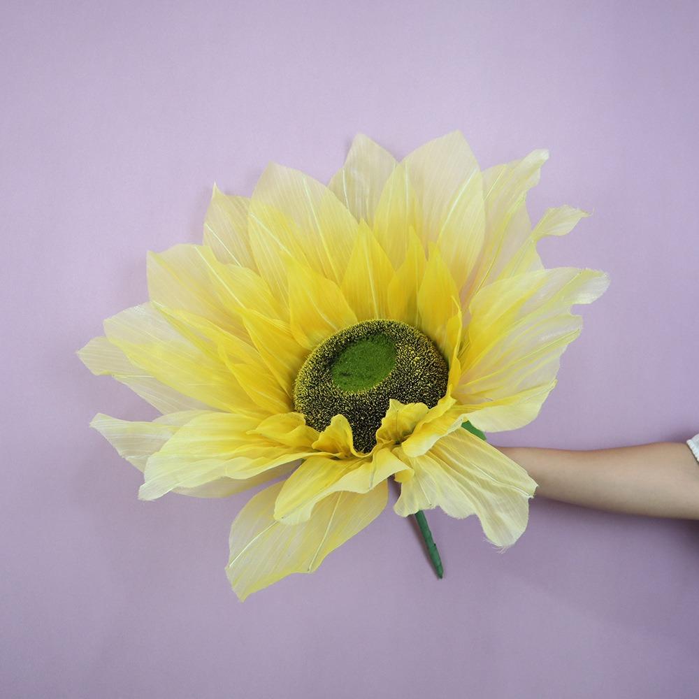 New 45/55cm Artificial Sunflower Giant Window Display Simulation Sun Flower Fake Flower Background Props