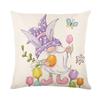 Cartoon Black and White Check Rabbit Print Pillow Cover Home Living Room Cushion Cover Pillow Cover