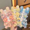 8pcs/set Cute Cartoon Rabbit Ear Hairpin Fabric Embroidery Flower Bowknot Hair Clips Girls Headwear Hair Accessories