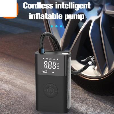 Wireless Car Air Compressor Portable Intelligent Digital Display Car Air Pump Electric Bicycle Inflatable Inflator For Car Motorcycle Bicycle