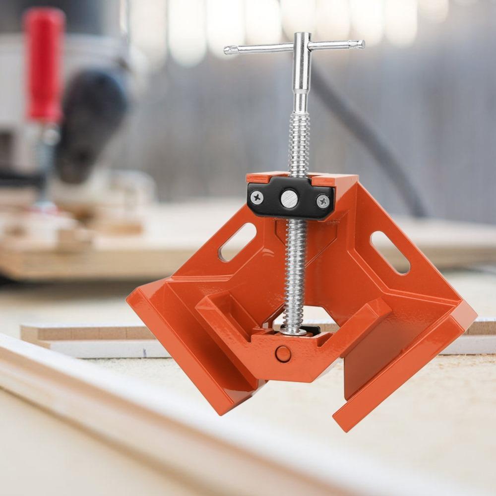 Aluminum Alloy Corner Clamp Adjustable Clamping Plates Quick Fixture Tool For Carpentry