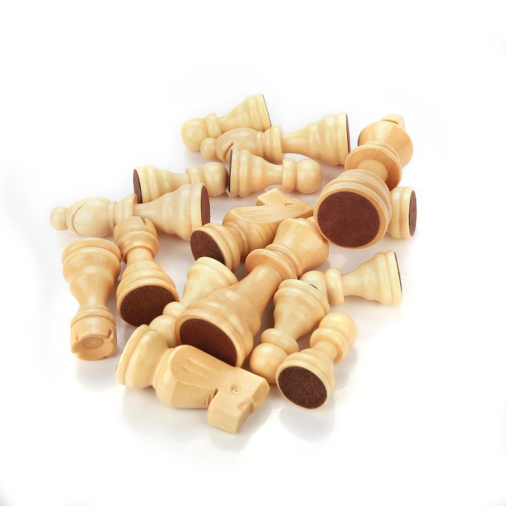 Portable Wooden Chessboard Folding Board Chess Game For Party Family Activities (39*20*4cm)