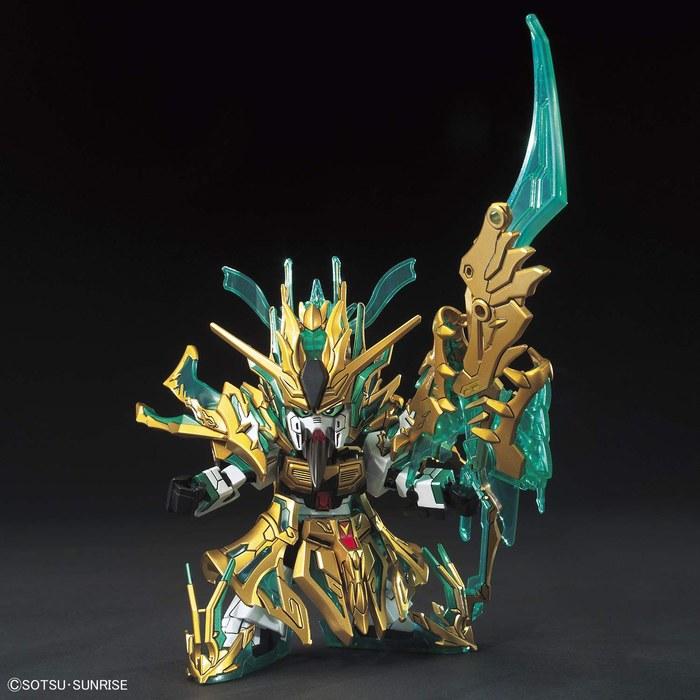 SD Gundam Sangoku Souketsuden Bushou Guan Yu Yun Chang Nu Gundam Color-Coded Plastic Model BAS5058933 Multi Approx 8.5cm