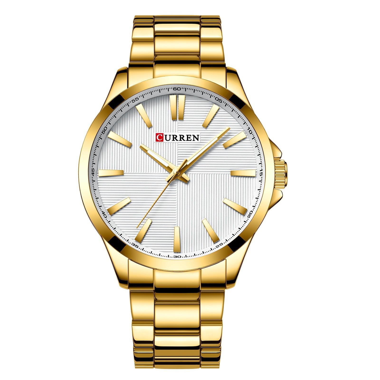 Curren 8322 Men s Waterproof Business Steel Band Watch