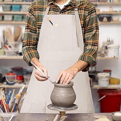 Garden Apron Work Adjustable Waterproof Multipurpose Women Men Baking Pottery Florist Barber