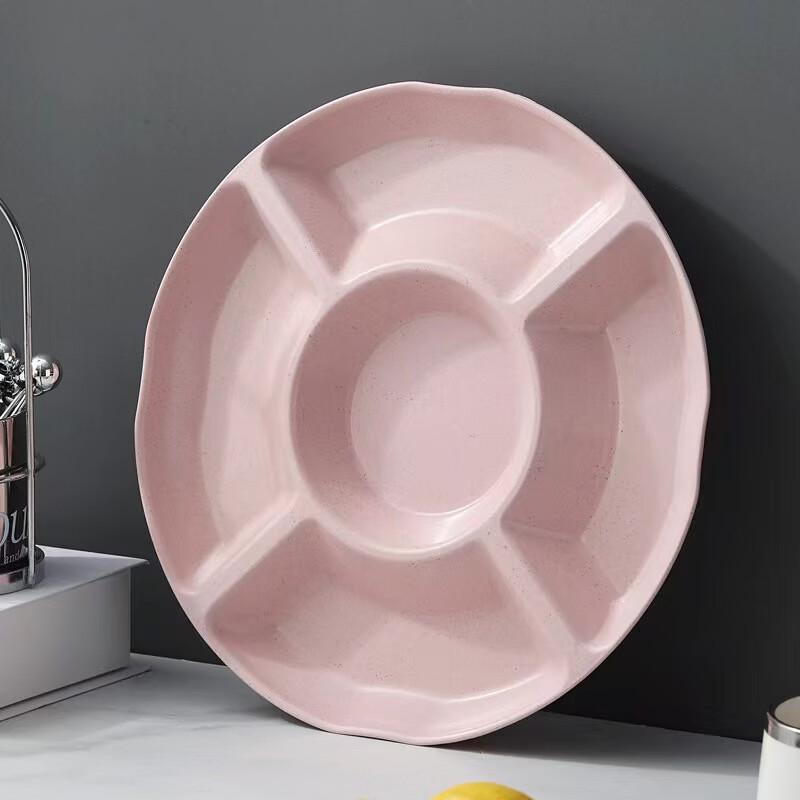 RuHan Eco-Friendly Wheat Straw Round Dinner Plate