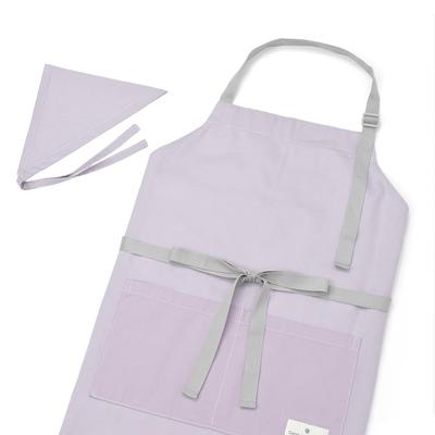 Süßigkeiten-Schürze mit Dreieck Matt Matt NC503420 [Bunter Stil] (150~Einheitsgröße) Schal, Einfarbig, Lavendel, Mädchen