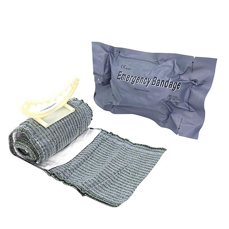 

Экстренный компрессионный бинт жгут медицинская повязка стерильный рулонный бинт 10cm серый