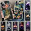 Buddhist Fire Lotus Phone Case Cover for iPhone 11 12 13 Mini 14 15 Plus 16 Pro Max 17 Air 7 8 + SE Art Customized Fundas 11 12