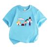Kids Unisex 100% Cotton Crew Neck Short Sleeve T-Shirt, Cute Cartoon Fairy Dwarf Ladybug Printed Casual Soft Tee for Boys and Girls Daily Wear