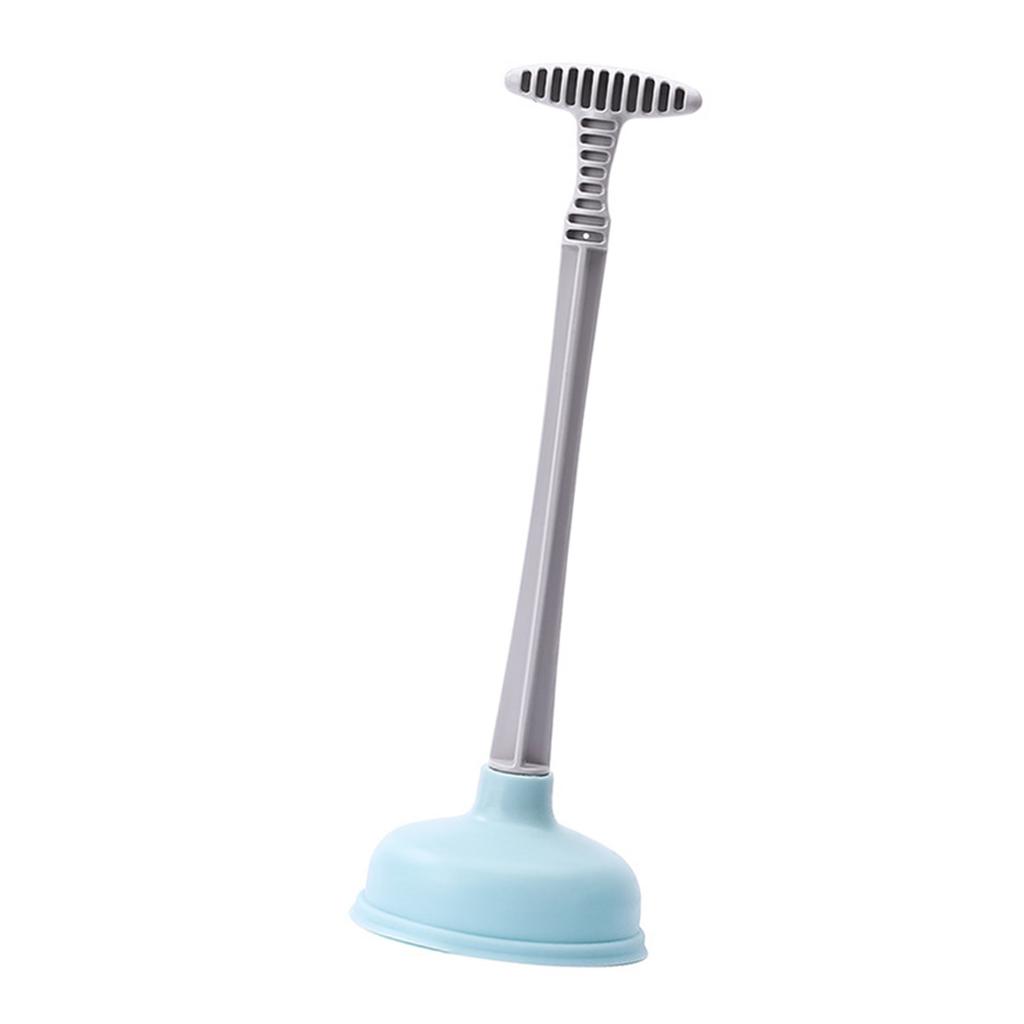 Toilet Plunger Rubber Plastic Strong Suction Efficient Toilet Drain Plunger for Bathroom