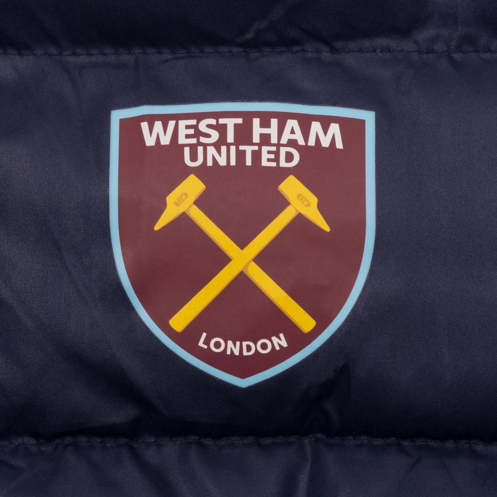 West Ham United FC Boys Crest Quilted Jacket