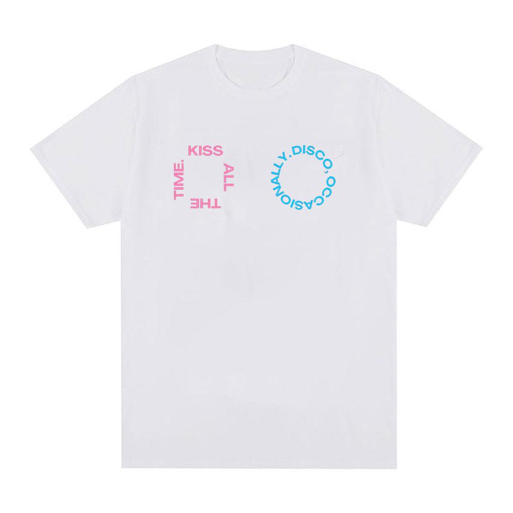 Harry Styles Tshirt Kiss All The Time Disco Occasionally Tour 2026 Print Tshirts Unisex Women Harajuku Oversized Cotton Y2K Tees