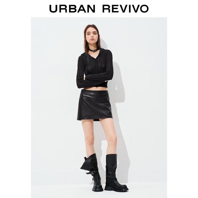 

Женская ажурная трикотажная толстовка UR Осень 2025 XL