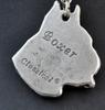 Boxer, German Boxer I - Dog Necklace In Gift Box, Silver-plated Locket for Dog Fan, Striking Pendant by Art-Dog Brand