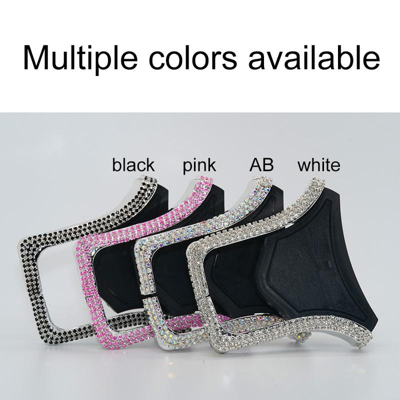 Rhinestone Bling Car Phone Holder, Girls Universal Auto Diamond Air Vent Mount Car Crystal Accessories for Women