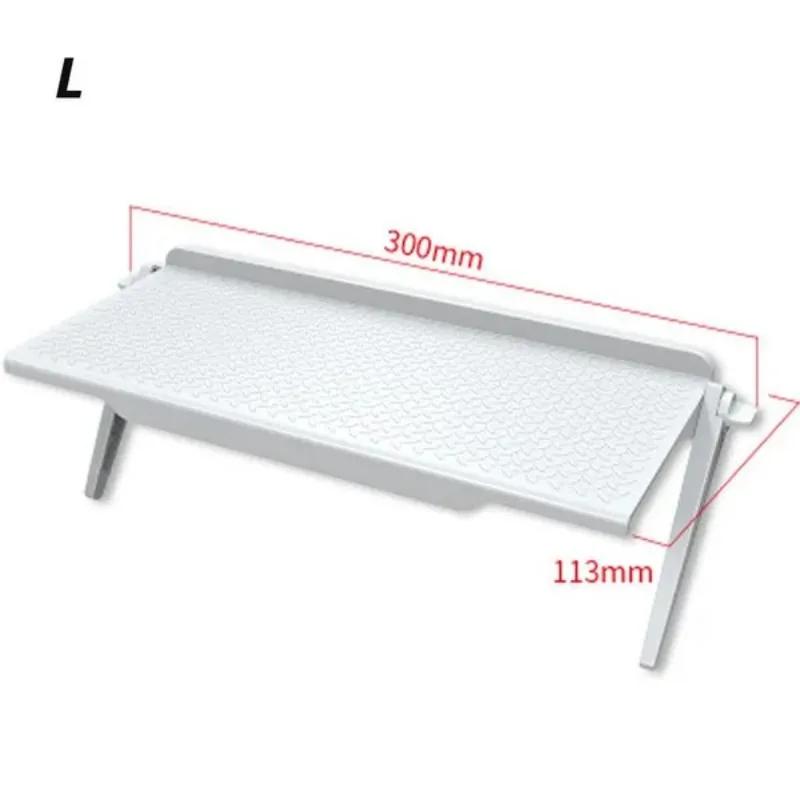 1 Pc TV Screen Top Storage Holder Multifunction Computer Screen Router Plastic Organizer Shelf (Only Shelf)