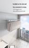 Invisible Wall-Mounted Retractable Clothes Drying Rack for Balcony and Home Use