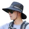 Men's Wide Brim Summer Fishing and Mountaineering Hat - Lightweight Sun Protection Fisherman Hat.