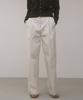 Siyajyu Sipt7093 Single-Pleat Wide Chino Pants_Cream