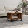 VidaXL Coffee Table Smoked Oak 60x50x40 Cm Engineered Wood 829265