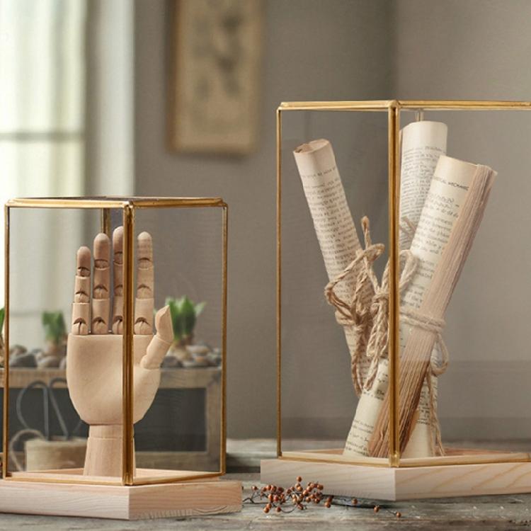 Display Case for Collectibles Glass Domes Miniature Clear Covers for Home and Office Embellishment