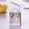 Nordic Creative Painted Bag White Porcelain Vase Decoration Indoor Living Room Desktop Flower Arrangement Vase Home Decoration