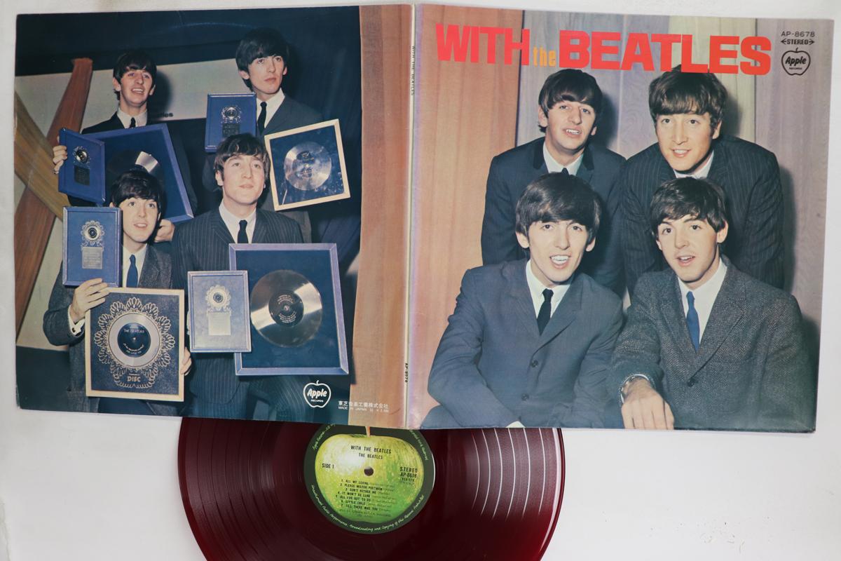 Виниловая пластинка BEATLES With The Beatles Красный винил AP8678 APPLE 1969 Япония Рок Б/у