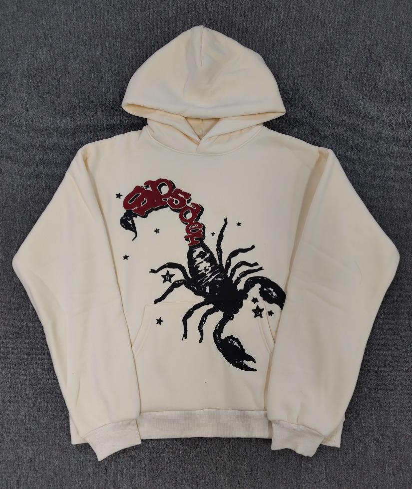 Young Thug Style Spider Web Hoodie Set