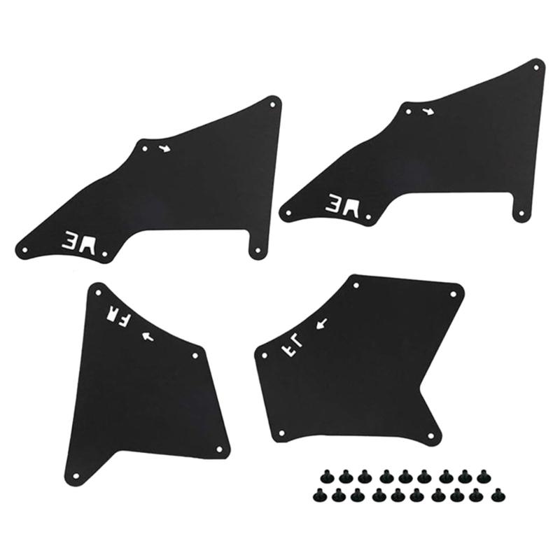 Upgrades Front Guard Liner Set Easy Installation Strong Front Wheel Mud Guards 53735-35150 Simple Installation for Car