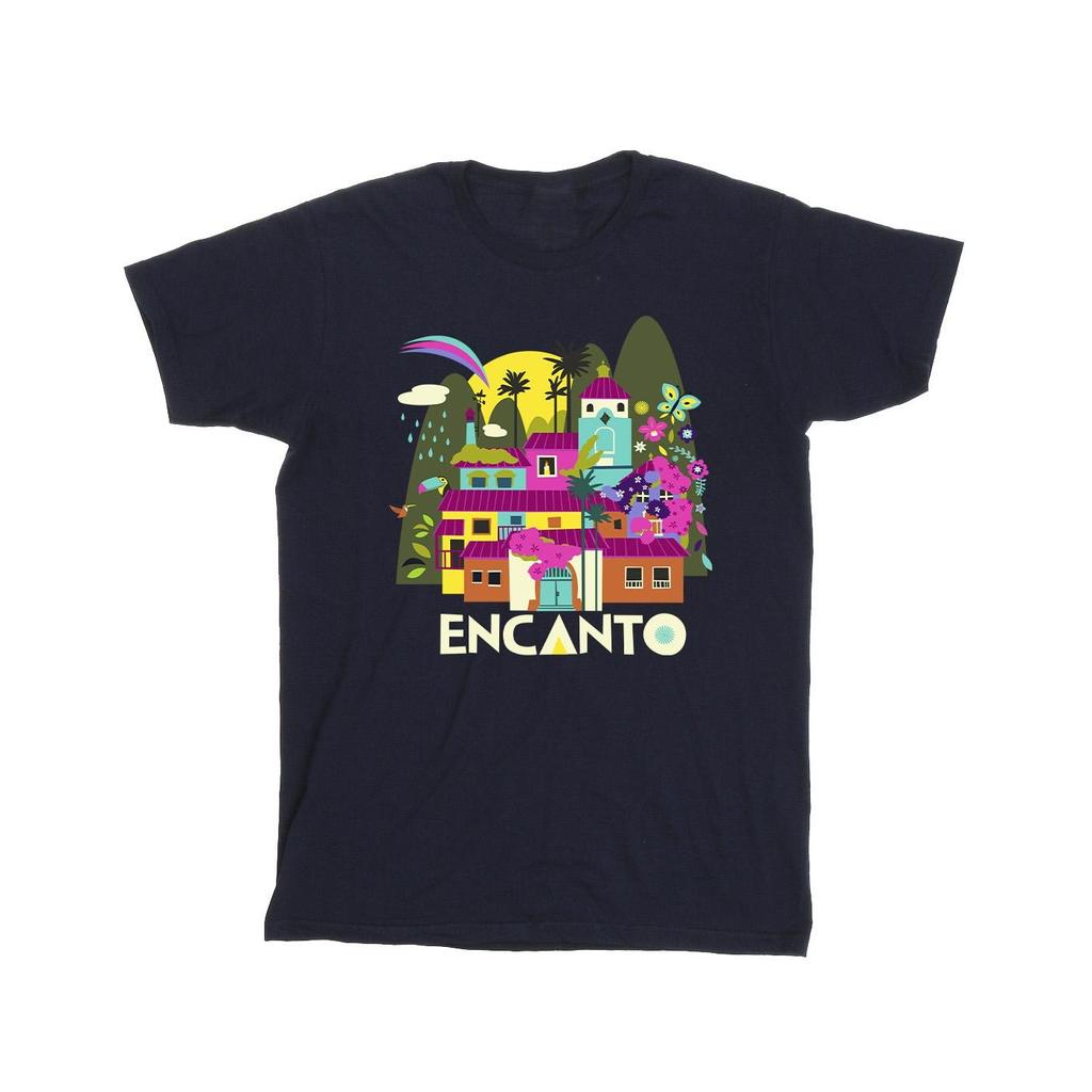 Disney Mens Encanto Many Houses T-Shirt
