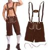 Oktoberfest Themed Suspenders Shorts For Men Women  Festival Clothing Polyester Party Outfit Easy Maintenance
