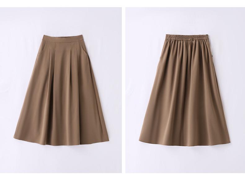 Autumn 2024 Retro Socialite Three-Piece Set: Frog Button Vest, Midi Skirt, Inner Layer Shirt - YE6206