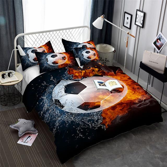 Digital Printing Quilt Set Three-Piece Basketball Football Baseball Series Processing Clearance