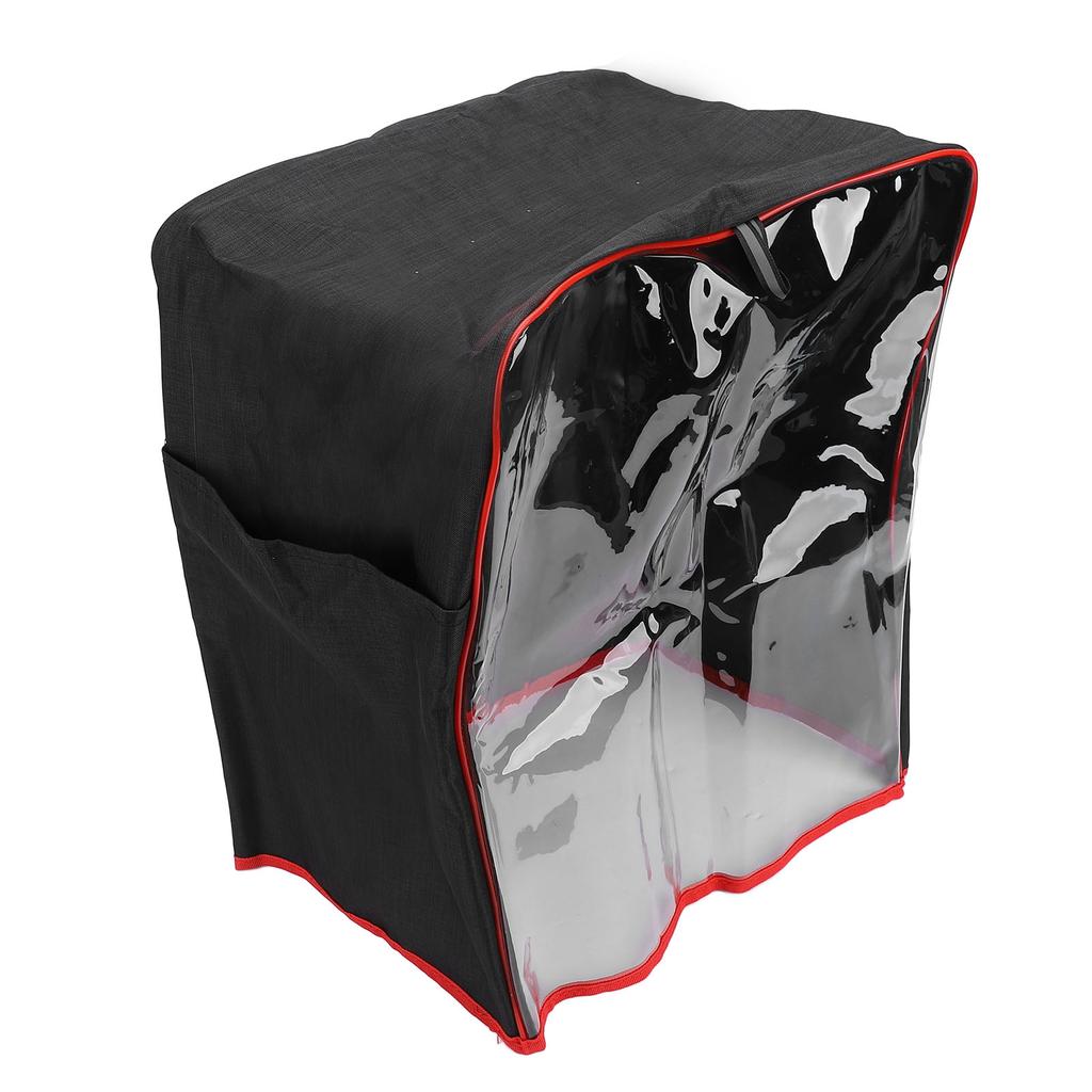 Stand Mixer Cover Water Resistant Oxford Cloth Transparent Front Kitchen Mixer Dust Proof Cover with Pockets