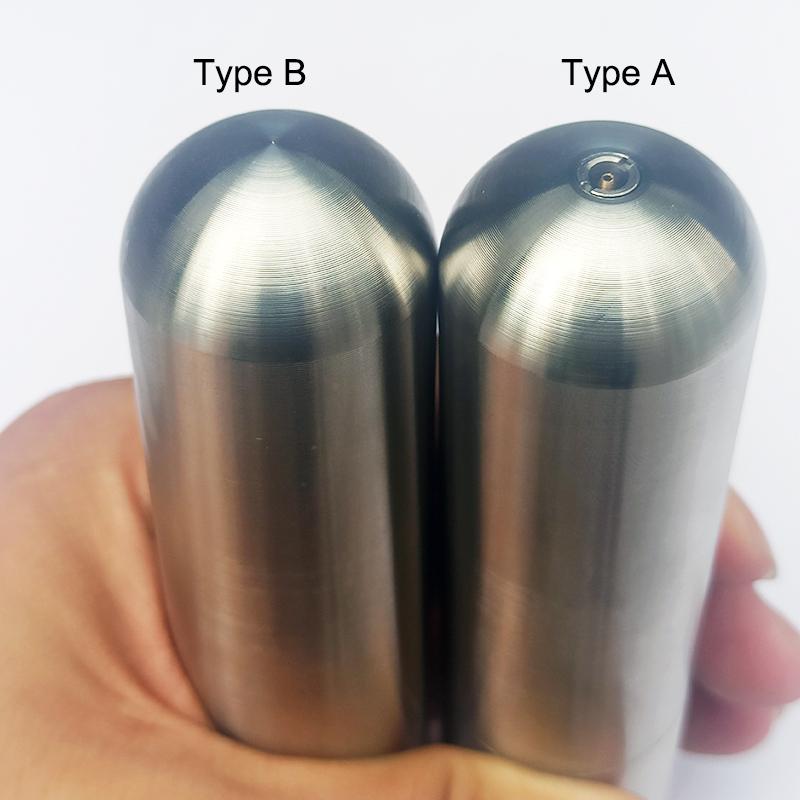 Cartucce di CO2 Ricaricabili da 45g Bombola Ricaricabile per Ciclismo all'Aperto Pompa d'Aria Gonfiabile per Auto Bevande Gassate Produzione di Birra