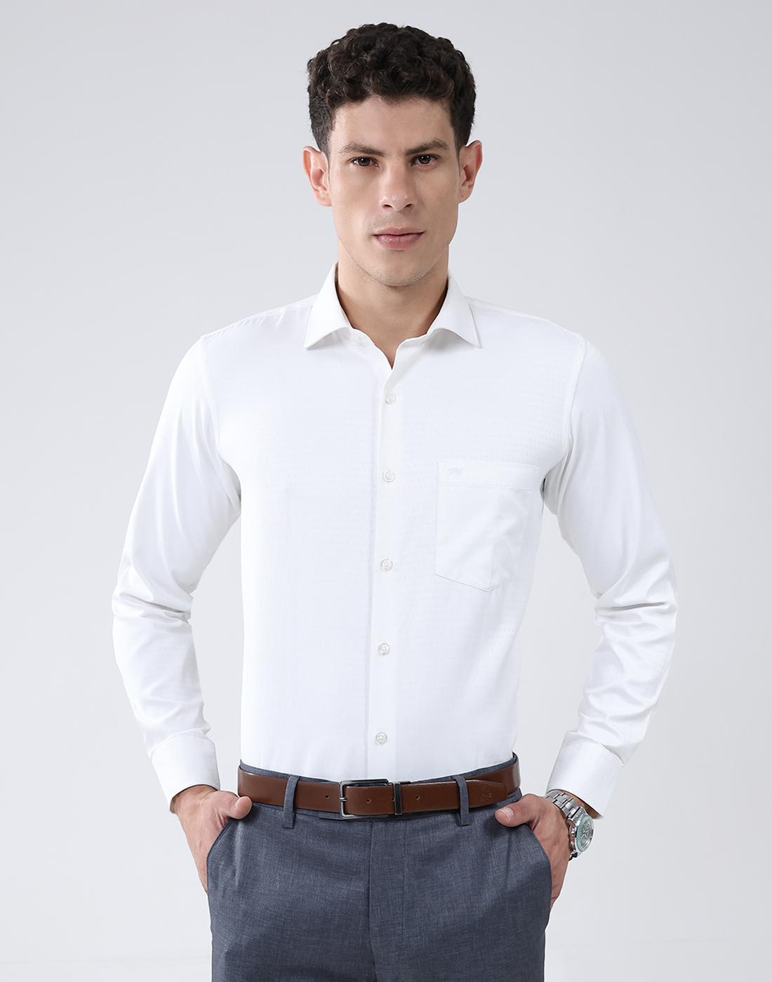 

Мужская рубашка Monte Carlo стандартного кроя L белый