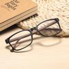 Óculos de Leitura Quadrados Masculinos com Grão de Madeira da Moda Alta Definição Anti Luz Azul Óculos Presbiópicos para Mulheres Óculos de Leitura