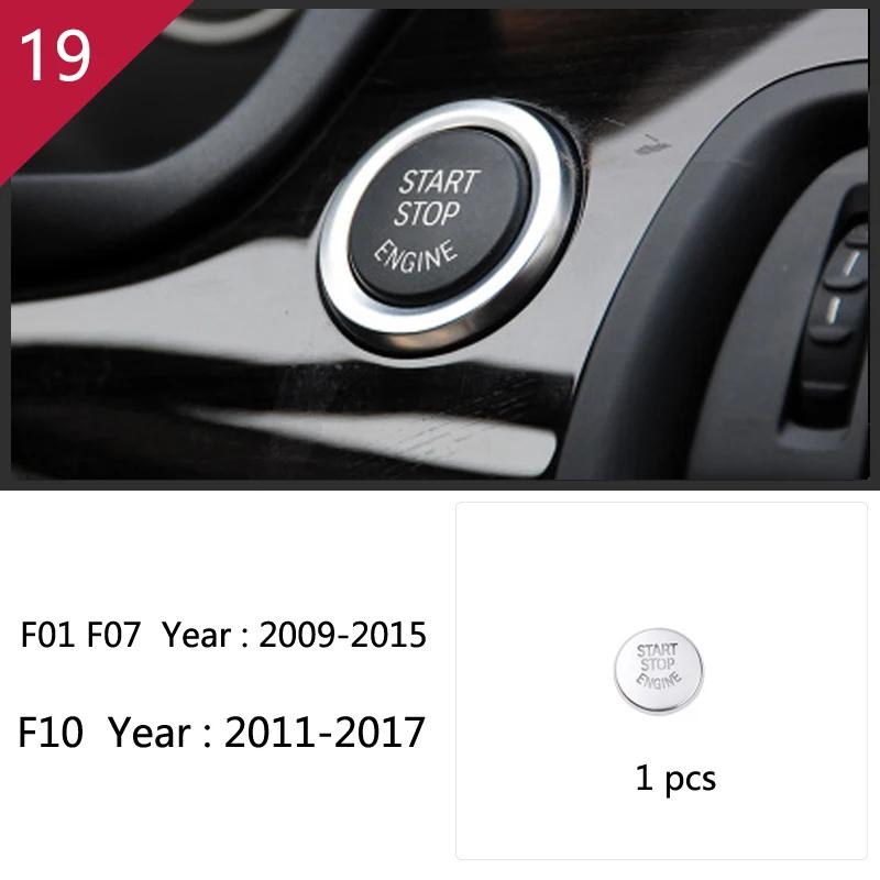 For BMW 5 7 Series X3 X4 F01 F10 F25 F26 Car Styling Gear Shift Panel Multimedia Buttons Handrest Cover Sticker Trim Accessories