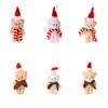 Cute Christmas Blush Scarf Teddy Bear Plush Doll Keychain Pendant Toy 20cm Height